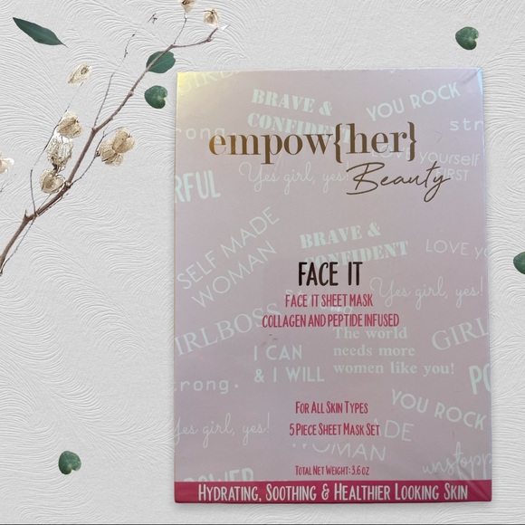 empow{her} Beauty FACE IT 5pcs sheet mask set - Picture 1 of 3